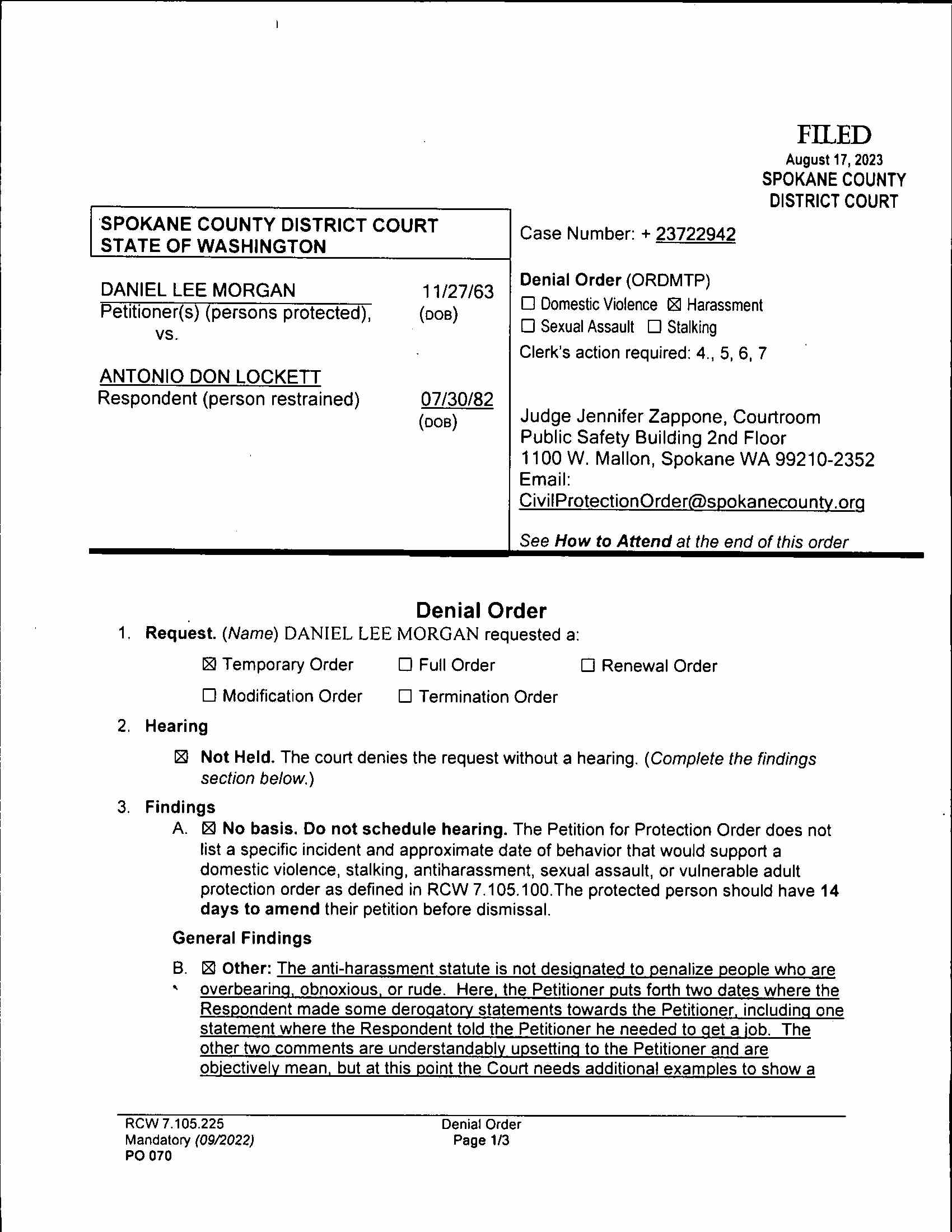 Spokane County Court Viewer